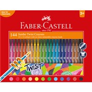 FABERCASTELL TWIST CRAYONS ASSORTED PACK OF 144