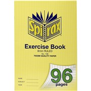 SPIRAX EXERCISE BOOK 108 A4 96 PAGE 8MM