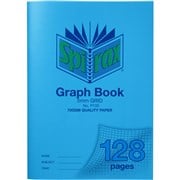SPIRAX GRID BOOK P135 A4 128 PAGE 5MM RULED