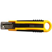 ITALPLAST CUTTING KNIFE SELF RETRACTABLE YELLOW AND BLACK I853PR