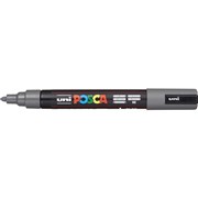 UNI POSCA POSTER MARKER PC5M 25MM MEDIUM BULLET DEEP GREY PAINT MARKER