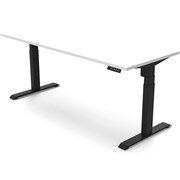 RAPIDLINE BOOST LIGHT SINGLE SIDED WORKSTATION 1800W X 750D X 1270MMH WHITEBLACK