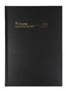 COLLINS FINANCIAL YEAR DIARY A6 WEEK TO VIEW BLACK 1ST JULY  30TH JUNE