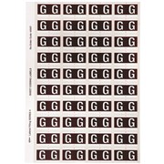 AVERY ALPHABET CODING LABEL G SIDE 25X42MM BROWN PACK OF 240