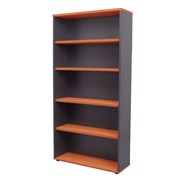 Rapid Worker Bookcase 900Wx315Dx1800H Includes 4 Shelves Cherry and Ironstone