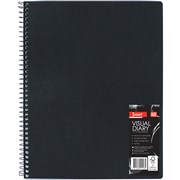 JASART 603 VISUAL DIARY SINGLE WIRE 280X356MM 110GSM 120 PAGE