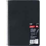 JASART 602 VISUAL ART DIARY SINGLE WIRE A4 110GSM 120 PAGE