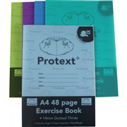 PROTEXT EXERCISE BOOK A4 48 PAGE 14MM D T CAT