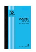 Olympic 8 Carbon Book Duplicate 200x125mm 50 Dockets