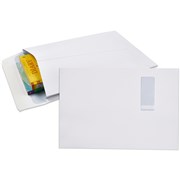 CUMBERLAND EXPANDABLE ENVELOPE StripSeal Window 340x229mm White pk50