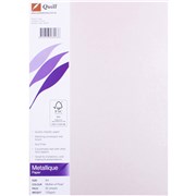 QUILL A4 METALLIQUE PAPER 120gsm Mother of Pearl PACK OF 25