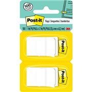 POSTIT FLAG TWIN PACKS 680WE2 WHITE PK2