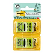 POSTIT 680SD2 FLAGS PRINTED PRODUCTS 25MM X 43MM  SIGN  DATE PK100