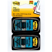 POSTIT PRINTED FLAGS TWIN PACKS 680IH2 INITIAL HERE PK2