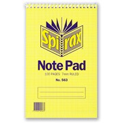 SPIRAX 563 NOTEBOOK 200X125MM 100 PAGE 56048 REPORTER