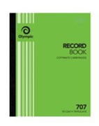 OLYMPIC CARBONLESS RECORD BOOK 707 TRIPLICATE 250X200MM