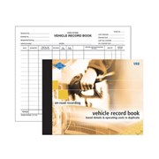 ZIONS VEHICLE RECORD BOOK No VRB VRB 175X220MM