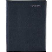 DEBDEN VISITORS BOOK A4 Short Wiro 64 leaf Black