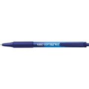 BIC SOFT FEEL RETRACTABLE MED BLUE PEN BIC 91433