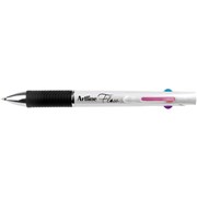 ARTLINE FLOW RETRACTABLE PEN 4 COLOUR 10MM BRIGHT BARREL