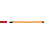 STABILO POINT 88 FINELINER PEN Red 04mm Tip