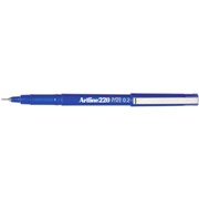 ARTLINE 220 FINELINER PEN BLUE 02MM TIP 