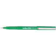ARTLINE 220 FINELINER PEN GREEN 02MM TIP