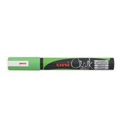 UNI CHALK MARKER 25MM BULLET TIP FLUORO GREEN