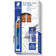 STAEDTLER 25005B LEADS TUBE 12 LEADS 05MM B