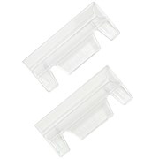 TWINLOCK CRYSTALFILE TABS CLEAR SUSPENSION BX50 RECTANGLE