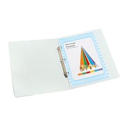 A3 MARBIG ENVIRO CLEARVIEW INSERT BINDERS 3D 32MM CLEAR PORTRAIT WHITE