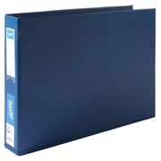 A3 4D RING 38MM BINDER BLUE LANDSCAPE OBLONG PVC BANTEX 1268401 100851428