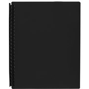 A4 MARBIG REFILLABLE DISPLAY BOOKS BLACK 20 POCKET 31805