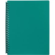 A4 MARBIG REFILLABLE DISPLAY BOOKS GREEN 20 POCKET