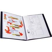 A3 MARBIG DISPLAY BOOK FIXED 20 POCKET FRONT INSERT POCKET