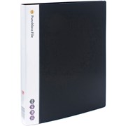 MARBIG PUNCHLESS FILE A4 BLACK