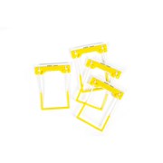 UNISTAT TUBECLIP FILE FASTENER 44001 PK500 YELLOW