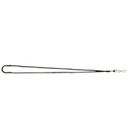 REXEL LANYARDS  NECK CHAINS 510MM CORD STYLE LANYARD BLACK SWIVEL CLIP PK10