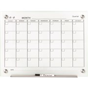 QUARTET INFINITY GLASS BOARD 895x635mm Calendar White Office Series