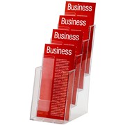 BROCHURE HOLDERS DL 4 TIER FREE STAND  WALL MOUNT 31049 I556 77701