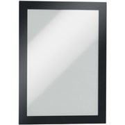DURABLE MAGAFRAME SIGN HOLDER A5 ADHESIVE BACK BLACK PACK 2