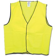 MAXISAFE HIVIS SAFETY VEST Day Use Yellow  Medium Class D