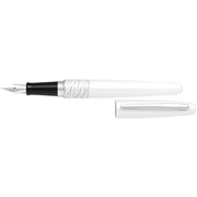 PILOT MR FOUNTAIN PEN MR2 WHITE TIGER BARREL MEDIUM BLACK INK