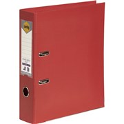 MARBIG PE LINEN LEVER ARCH A4 RED