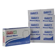 WOUND WIPES WHITE ANTISEPTIC CETRIMIDE ALCOHOL FREE PK10
