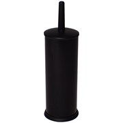 TOILET BRUSH SET COMPASS 100x270MM HANDLE 380MM POWDER COATED BLACK