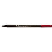 ARTLINE SUPREME FINELINER PENS 04MM DARK RED PACK OF 12