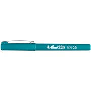 ARTLINE 220 FINELINER PENS 02MM DARK GREEN PACK OF 12