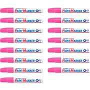 ARTLINE 400 PAINT MARKERS 23MM BULLET PINK PACK OF 15