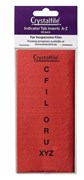 CRYSTALFILE CRYSTAL TAB INSERTS Red PK50 NEW STYLE ROUNDED OVAL